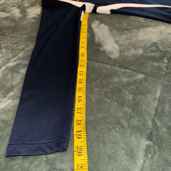 Asics Girls Junior Mintonette Long Sleeve Tee Size Medium Navy/White Volleyball - Picture 7 of 7